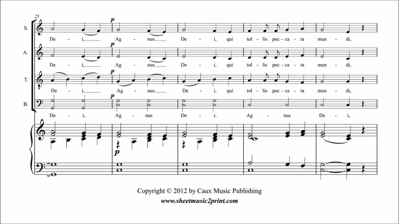 Gounod : Messe breve no. 7 Aux chapelles - Agnus Dei