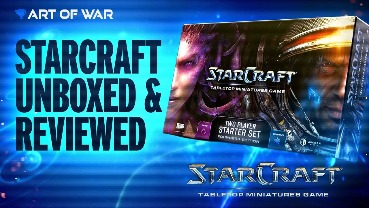 Starcraft Tabletop Game Rules Review and Unboxing