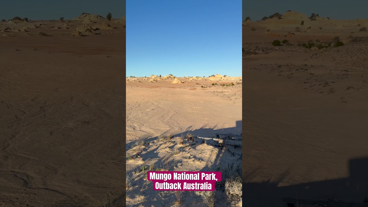 Mungo National Park, NSW, Outback Australia #travelvlog #travel #outbackaustralia