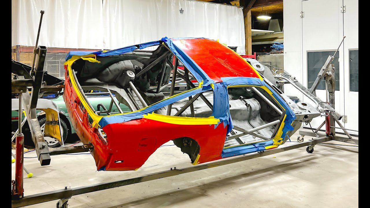 S13 Drift Car REBUILD! Fabrication, Sandblast, and PAINT!
