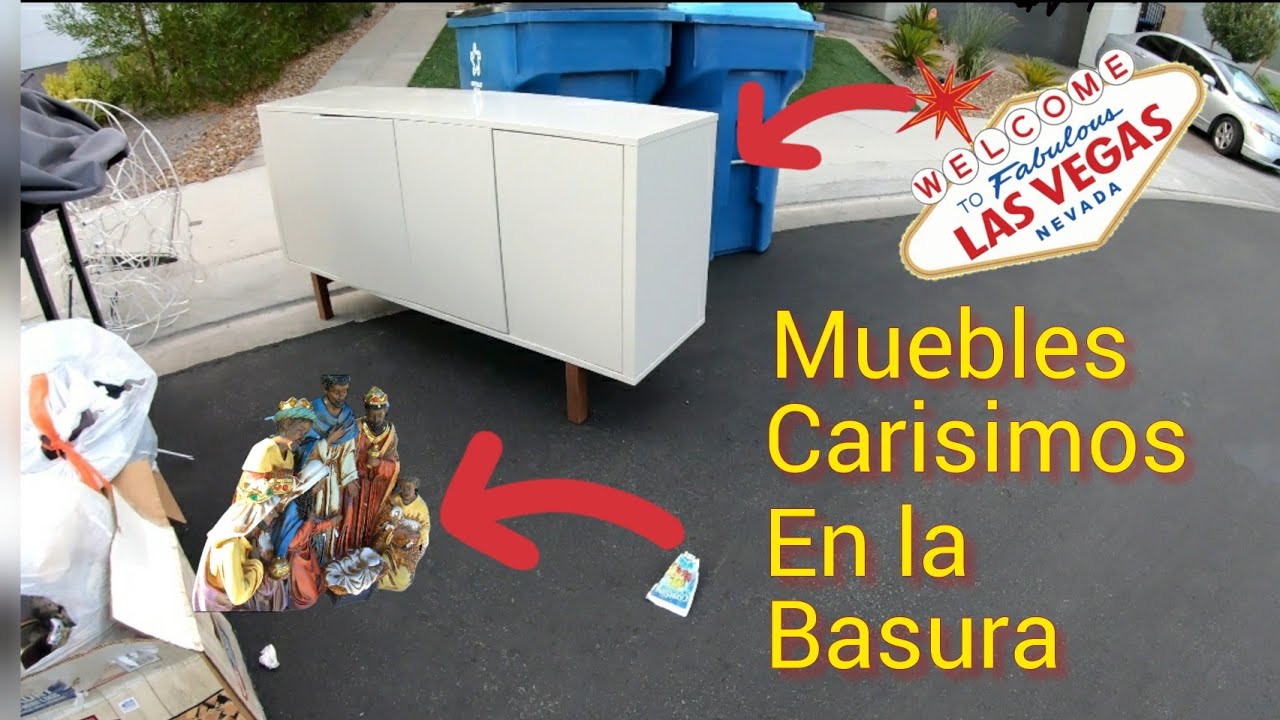 Lo que tiran en USA Las Vegas #174 muebles caros y nacimiento artesanal