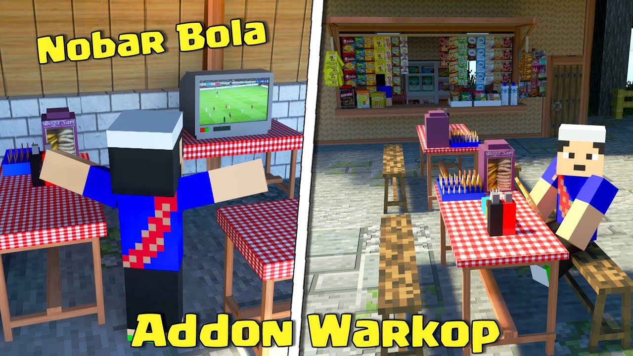 Bambang Tidak Puasa! Addon Warkop Nuansa Indonesia di MCPE