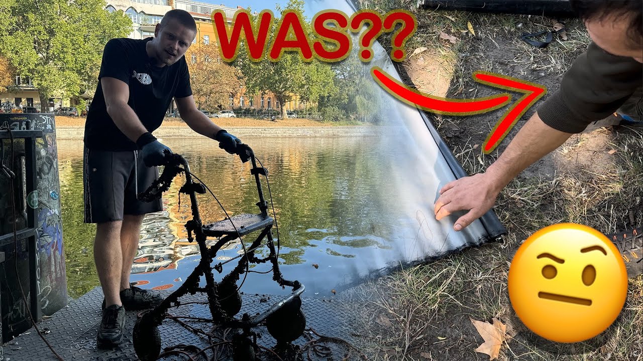WAS wollte dieser MANN von UNS??🤨😅 / Magnetfischen mit Gebrüder Lange