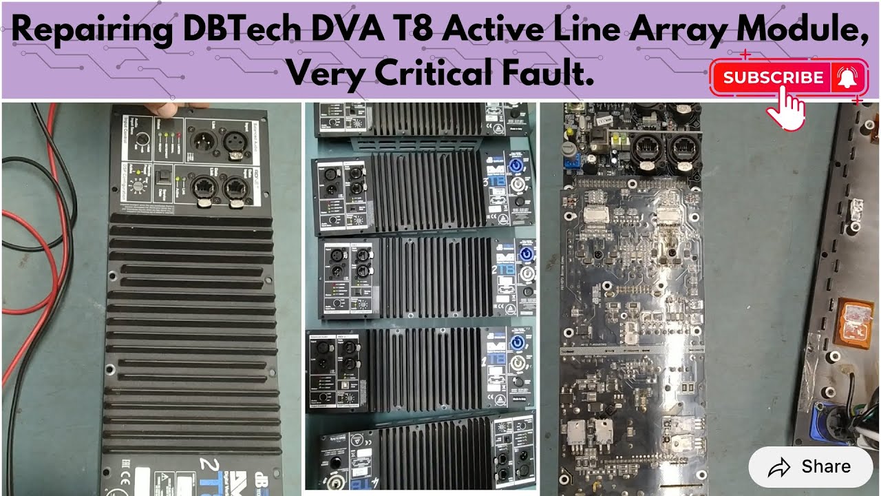Ремонт модуля активной линейной матрицы DBTech DVA T8, очень критическая неисправность.