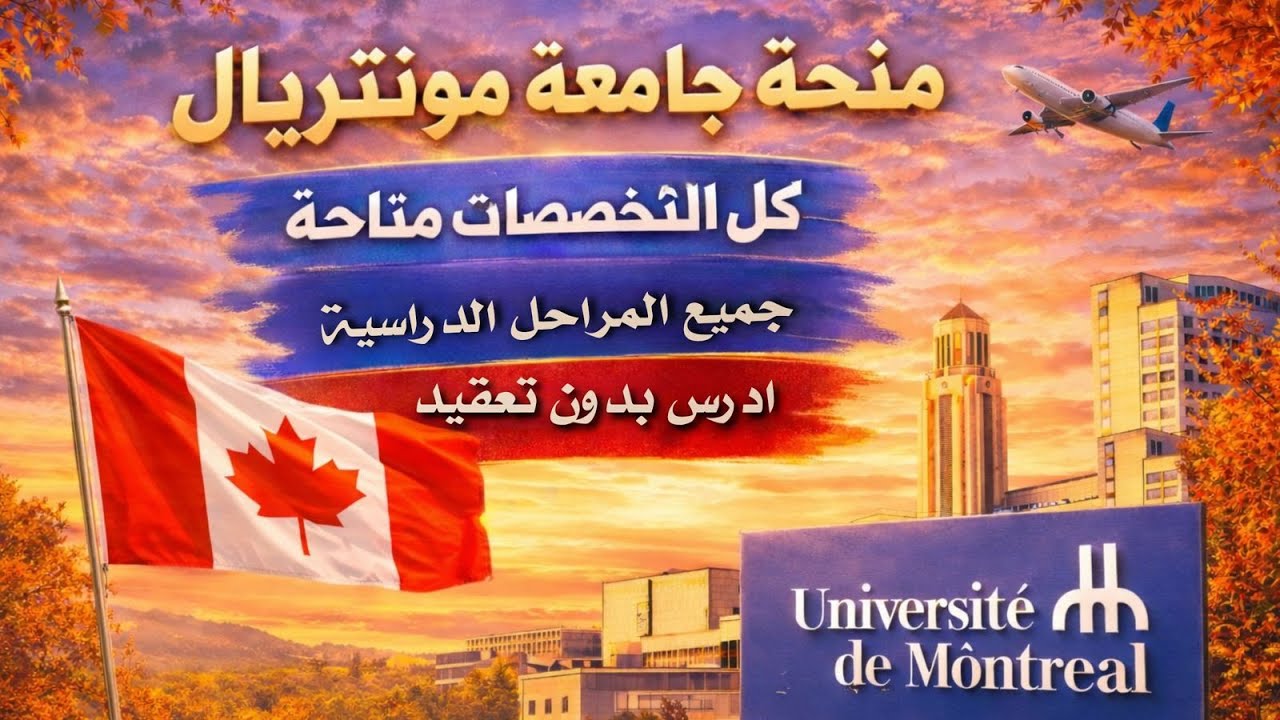 منحة جامعة مونتريال 2026: تمويل ضخم وفرصة للدراسة والعمل في كندا