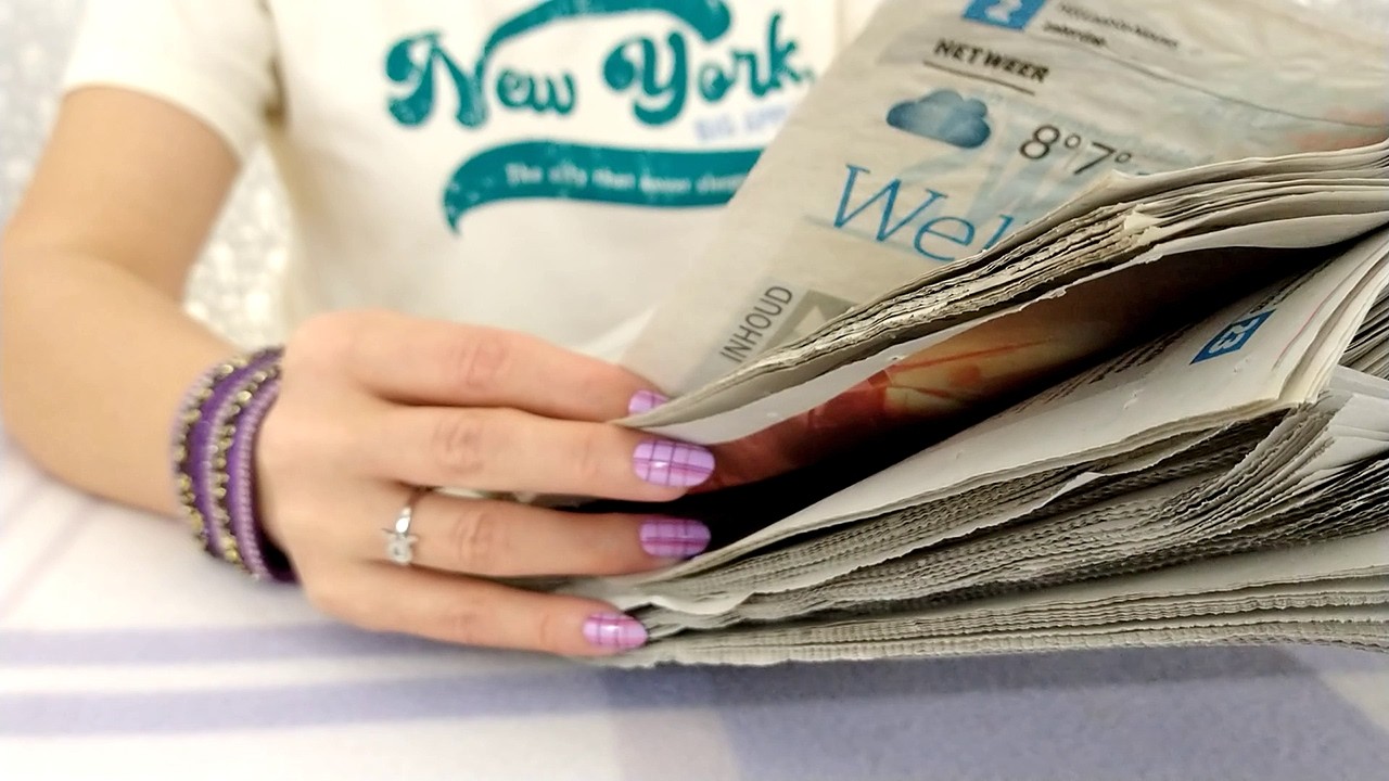 ASMR Fall Asleep To Crinkly Newspaper Page Turning 💤 &bull; No Talking