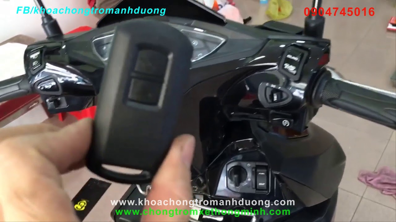 Hướng dẫn sử dụng khóa Smart Key xe Air Blade 2019 đúng cách, tránh bị hết bình , tránh mất xe