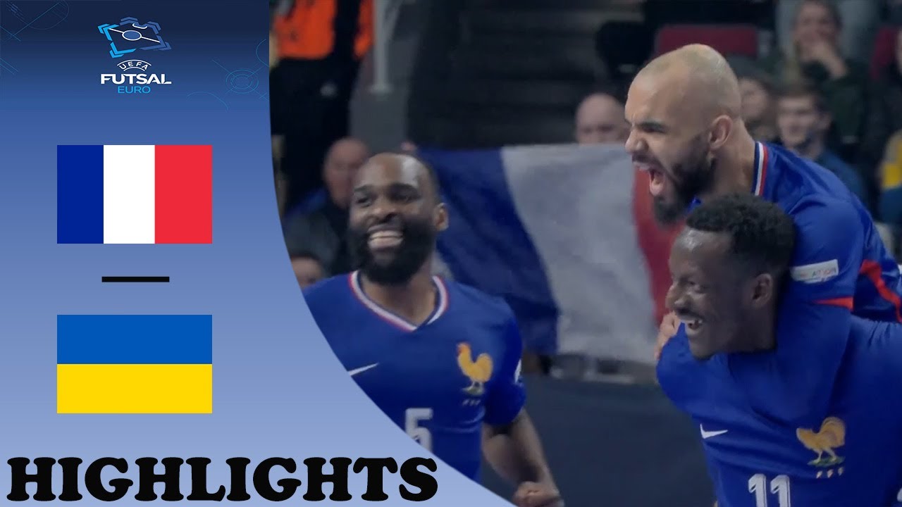 France vs Ukraine Highlights | Futsal Euro 2026 Quater-Finals