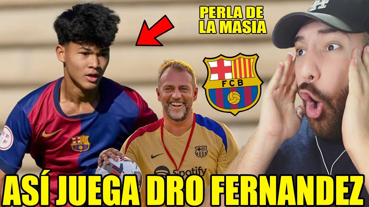 ASÍ JUEGA DRO FERNANDEZ la PERLA de la MASIA que FLICK quiere en el PRIMER EQUIPO!!