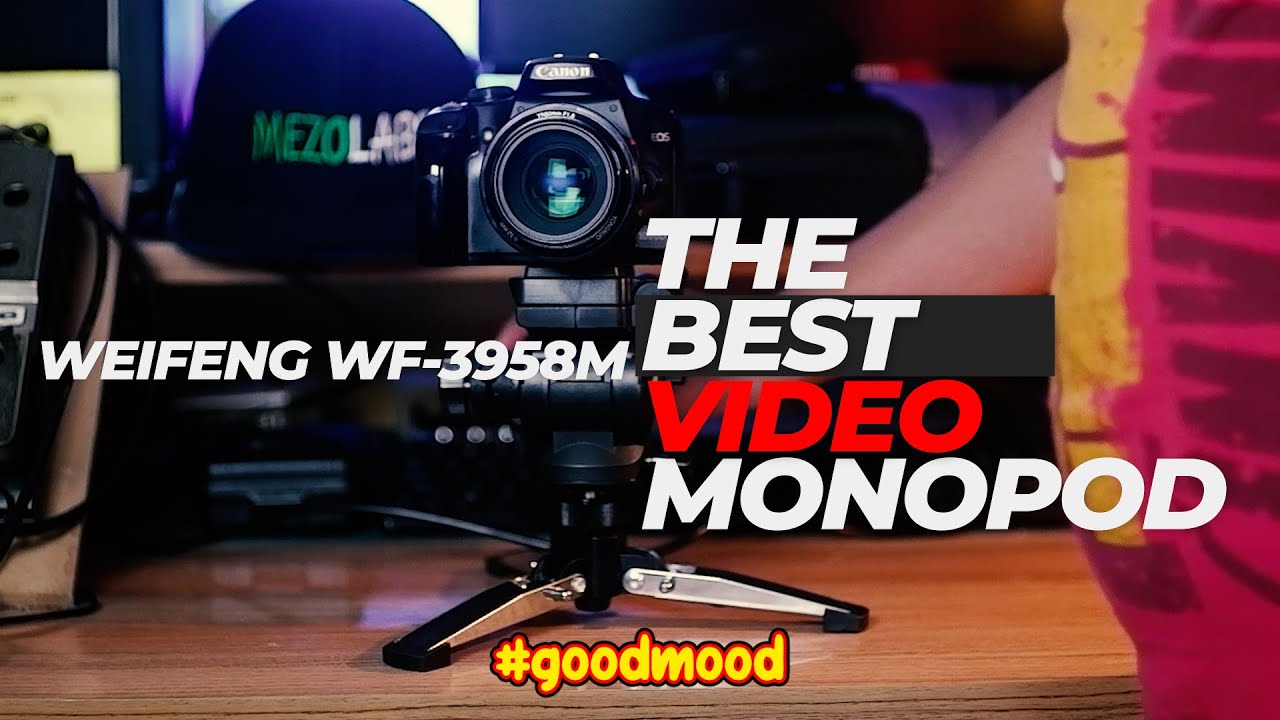 Unboxing & Review Video Monopod Weifeng WF-3958M With Fluid Head