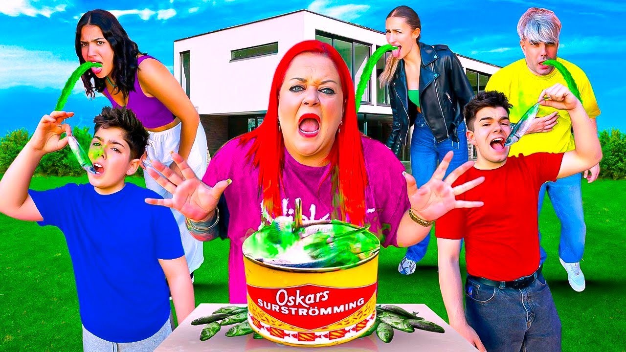 Volvemos a V0MITAR con la COMIDA más ASQUEROSA del MUNDO! Surströmming sueco
