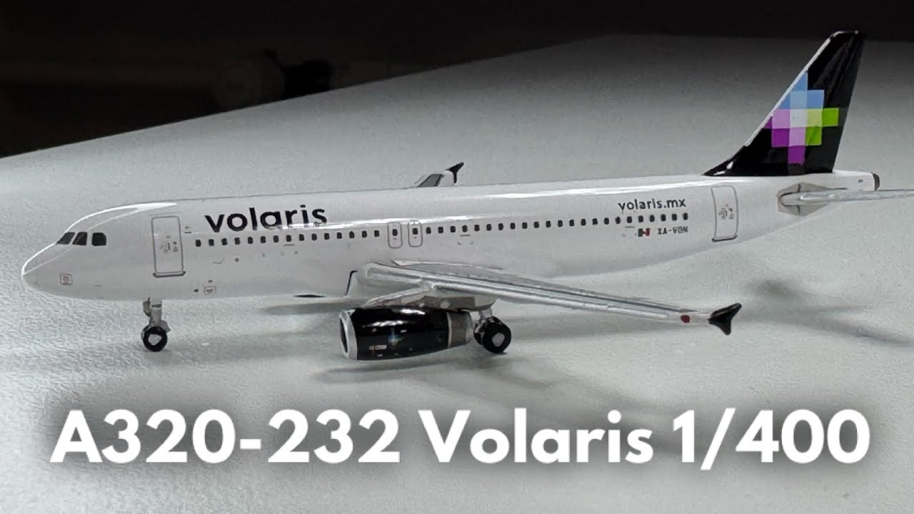Historia del A320-232 Volaris. Escala 1/400
