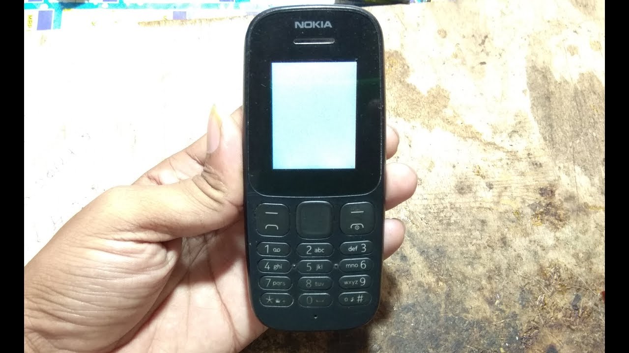 nokia 1010/105 White dispaly problem 100% SOLUTION..