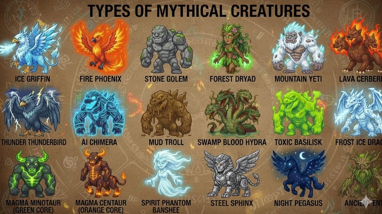 What If 18 Mythical Creatures Were Real? (Ultra Realistic 4K Cinematic)
