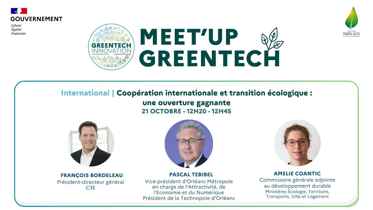 Coopération internationale et transition écologique - MeetUp Greentech 2025
