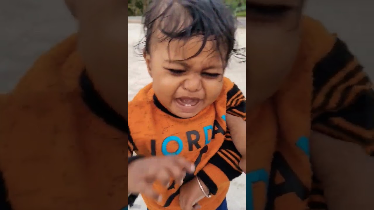 बच्चे का चिल्लाते हुए रोना // short video baby weep //