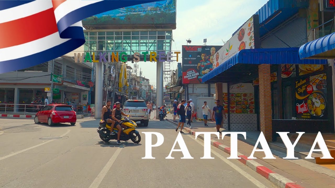 ВЕЗДЕ В ПАТТАЕ, провинция Чонбури, ТАИЛАНД 4K