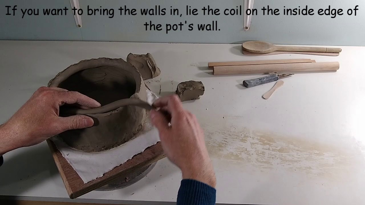 Pottery - creating a simple coil pot