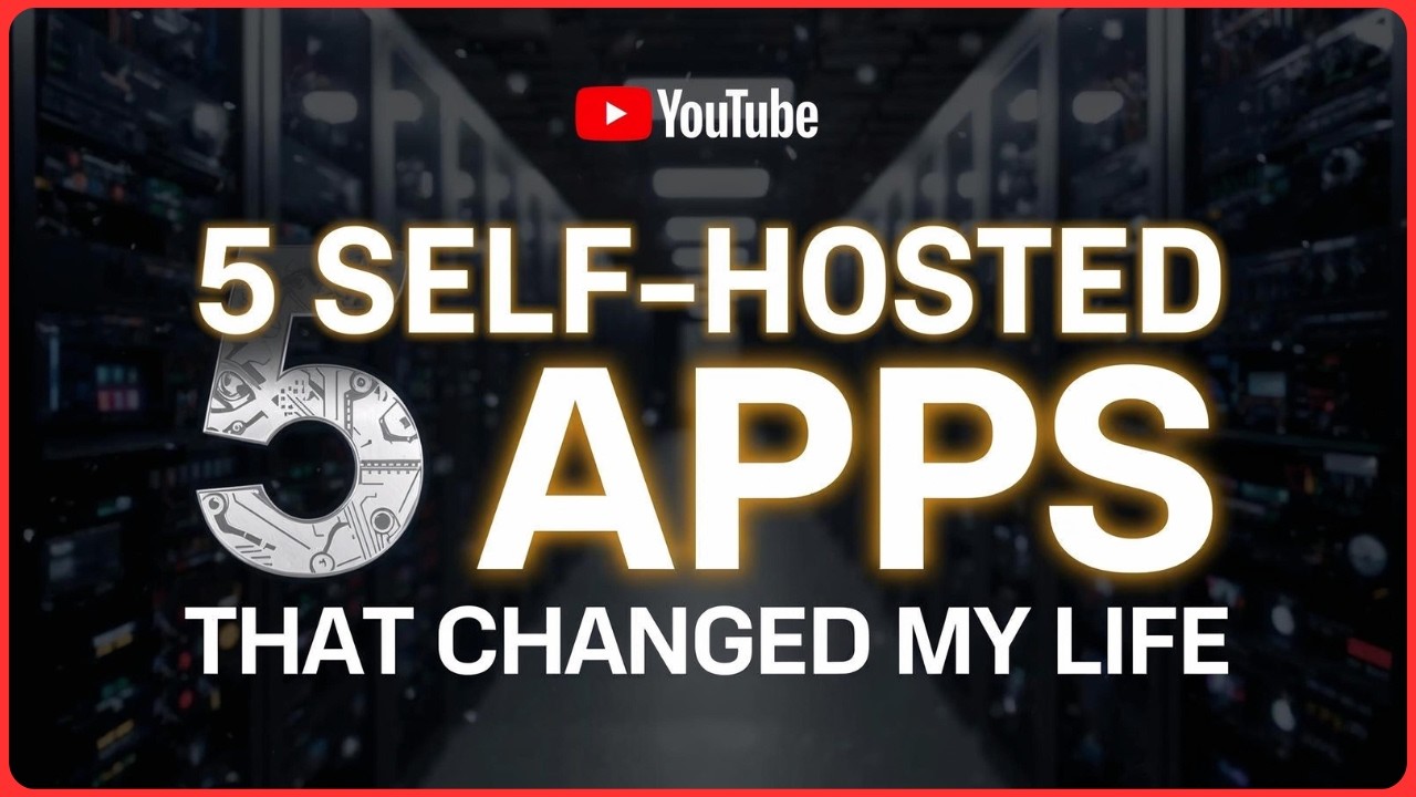 5 Self-Hosted Apps That Changed My Life