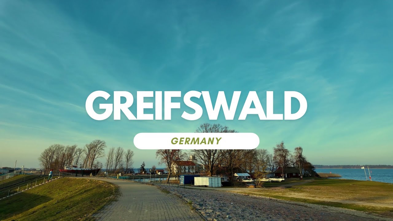 Exploring Greifswald: From Eldena See Beach to Rathaus and Beyond | Germany 🇩🇪- 4K 60fps (UHD)