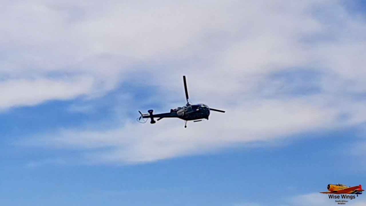 Sud-Est SE.3160 Alouette III aerial demonstration over Air Force Mobile Deployment Wing (FASK)