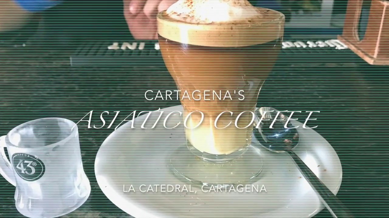 The Making of an Asiatico Coffee in Cartagena, Spain...