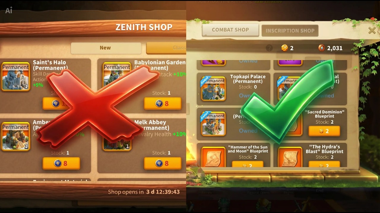 Zenith [по-прежнему] — ловушка для игроков, не вкладывающих деньги в игру | Rise of Kingdoms