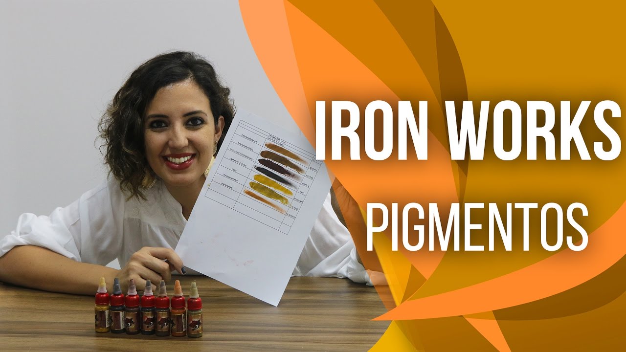 Pigmentos micropigmentação #iron works