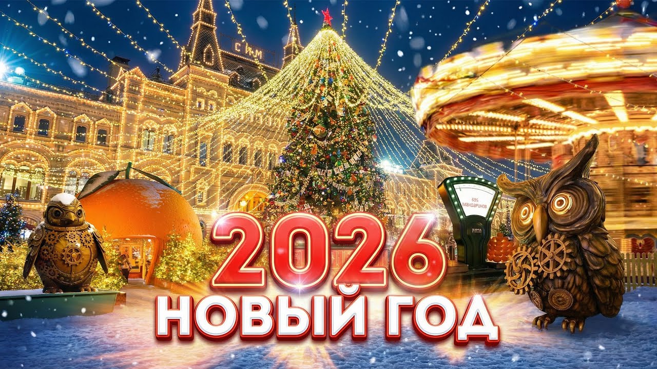 Новогодняя Москва 2026 – Маршрут на Новый Год в Москве