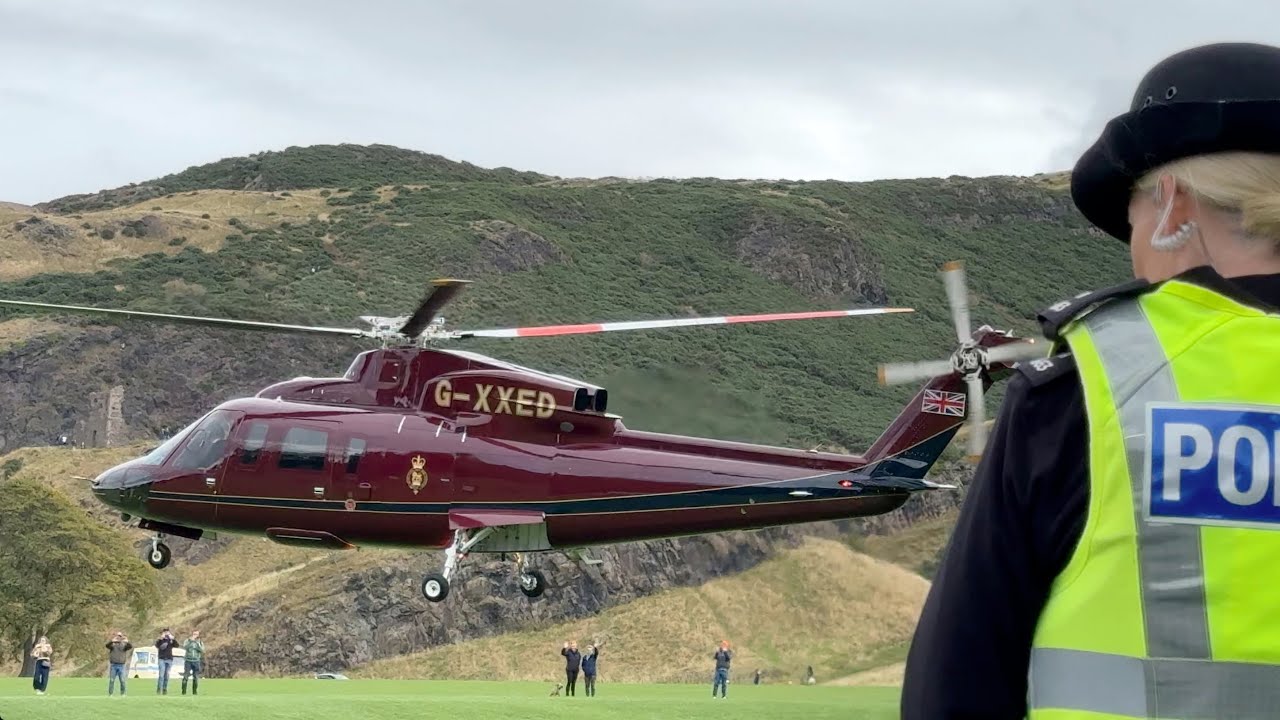 A smooth takeoff, King Charles has left Holyrood Palace, Scotland