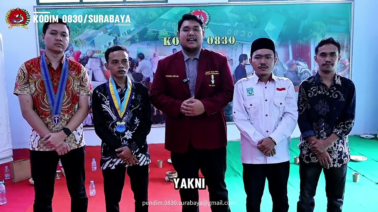 Silaturahmi Kodim 0830/Surabaya dengan Elemen Mahasiswa di Wilayah Surabaya