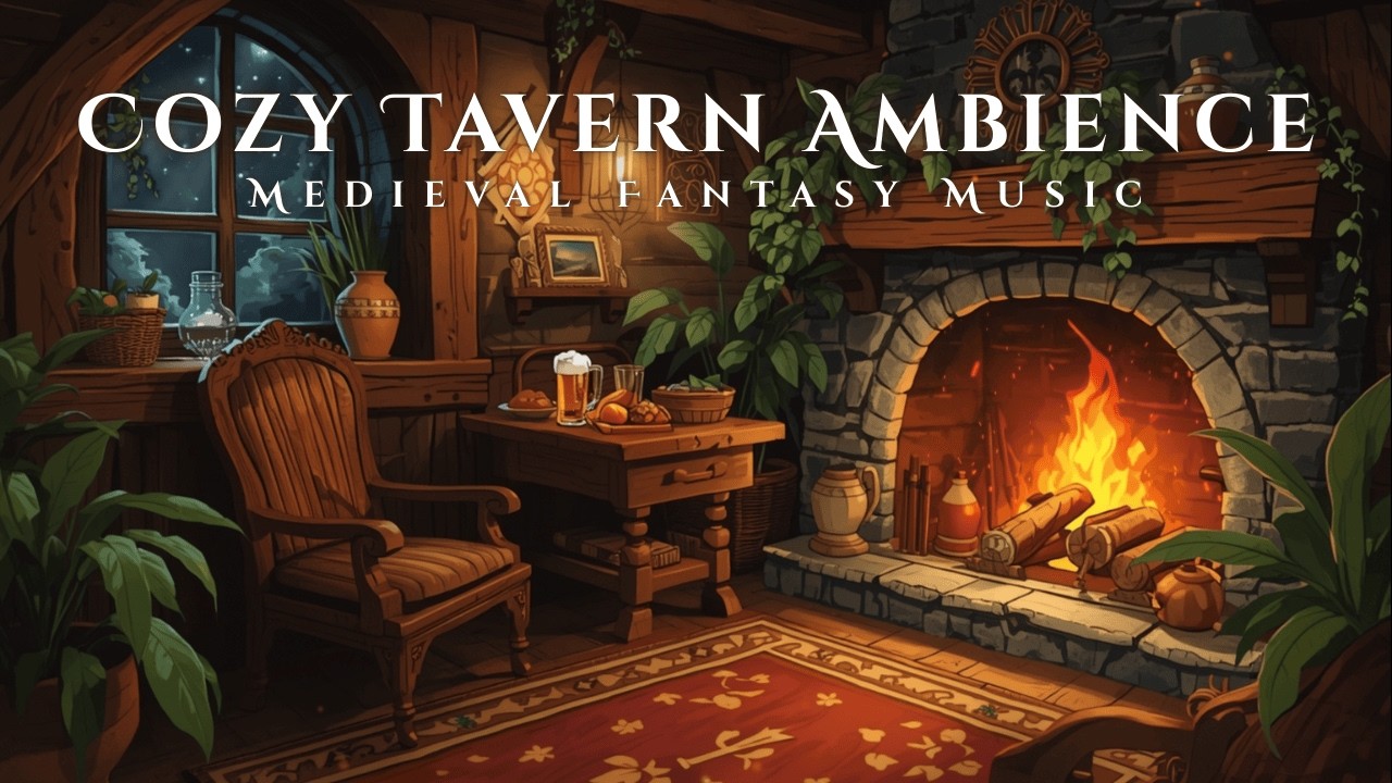 The Traveler's Sanctuary 🍺 Relaxing Medieval Tavern Music