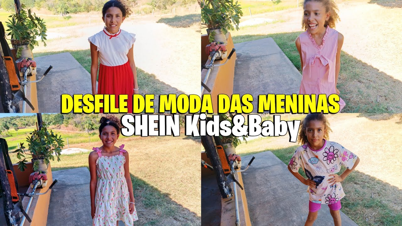 DESFILE DE MODA DAS MENINAS/ SHEIN Kids&Baby