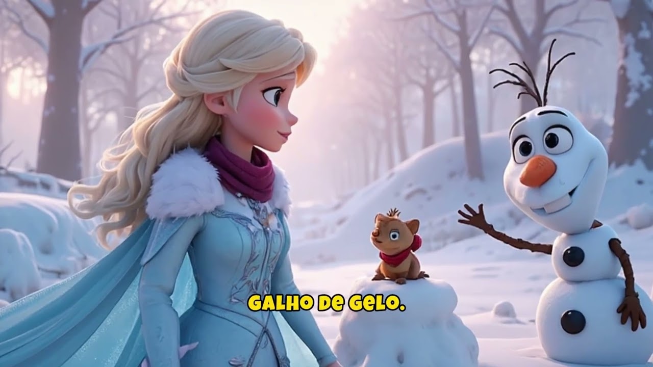 O MUNDO CONGELADO DE FROZE E OLAF