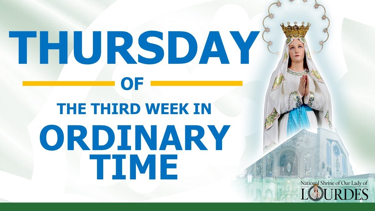 January 29, 2026 - Vespers and 6:00 PM Mass on Thursday of the Third Week in Ordinary Time.