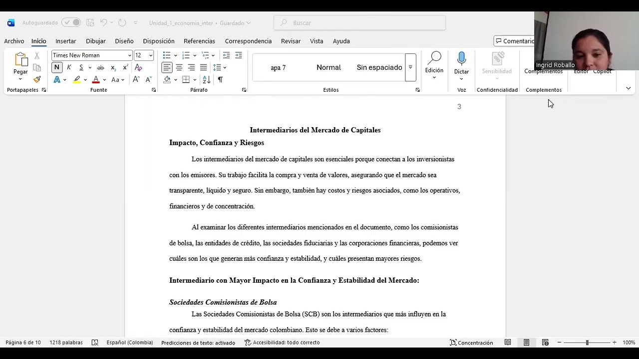 Mercado de capitales