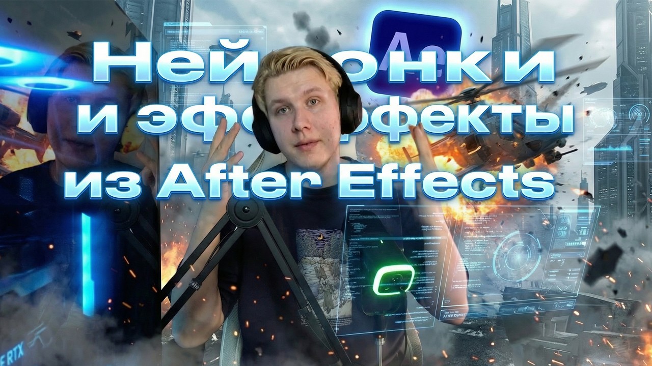 Я заменил СЕБЯ на персонажа с помощью AI… и сделал безумную карусель в After Effects