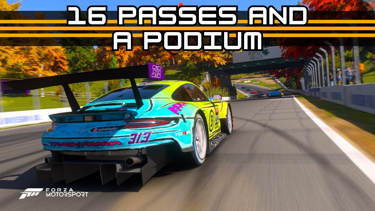 Charging to a podium with 16 overtakes 🥉 | Maple Valley | Porsche RSR | Forza Motorsport
