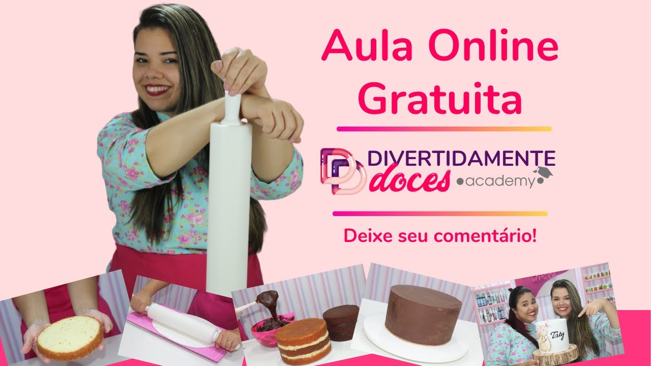 Como fazer seu primeiro bolo decorado | Aula Gratuita