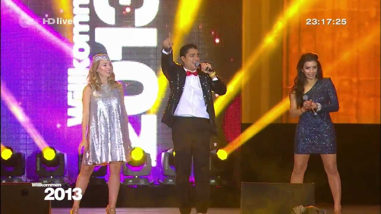 Willkommen 2013  Hot Banditoz - Get Down On The Floor (ZDF HD LIVE@121231 Berlin)