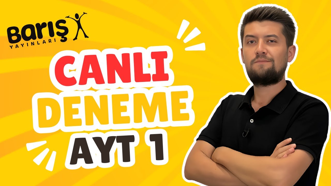 🔴CANLI YAYIN : AYT Matematik Deneme Çözümü 01