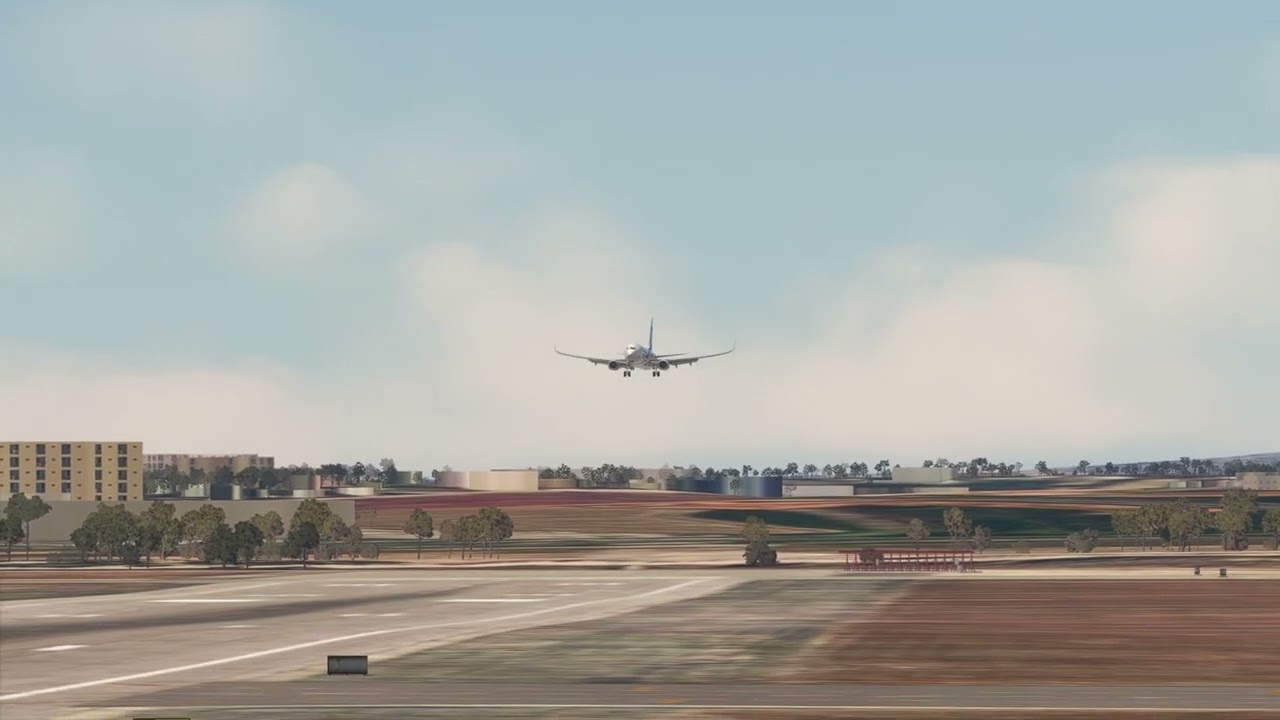 Landing at Windy Tel Aviv with ELAL'S Boeing 737-900