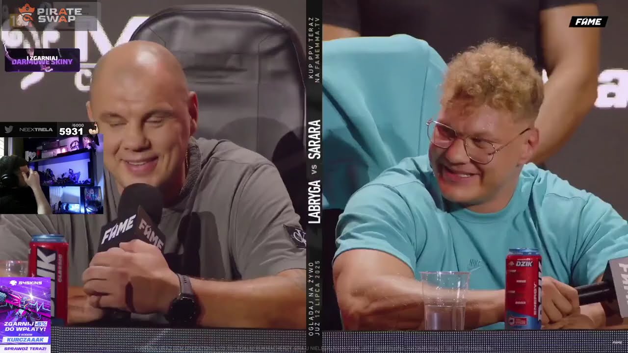 NEEX OGLĄDA FAME 26: GOLD. KONFERENCJA (Labryga, Załęcki, Boxdel, Najman, Szachta i inni) ft.Włodar
