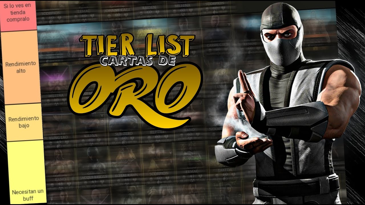 TIER LIST DE LAS CARTAS DE ORO MK MOBILE - Rhyel