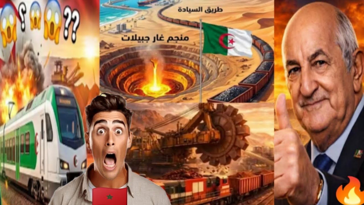 منجم غار جبيلات: مشروع من مشاريع الجزائر الكبرى🇩🇿🔥 ما قصة هذا المشروع🤔ردة فعل مغربي🇲🇦