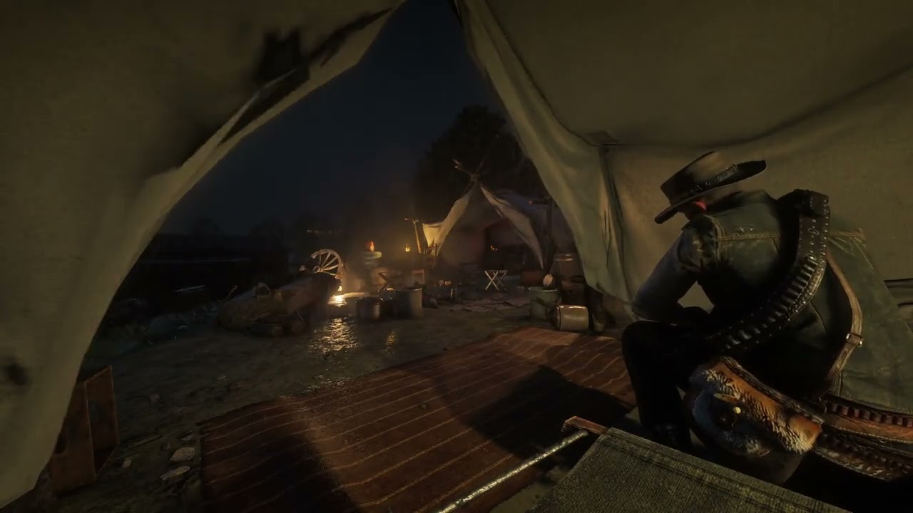 Heavy Rain & Thunder Sounds - Wild West ASMR for Deep Seep