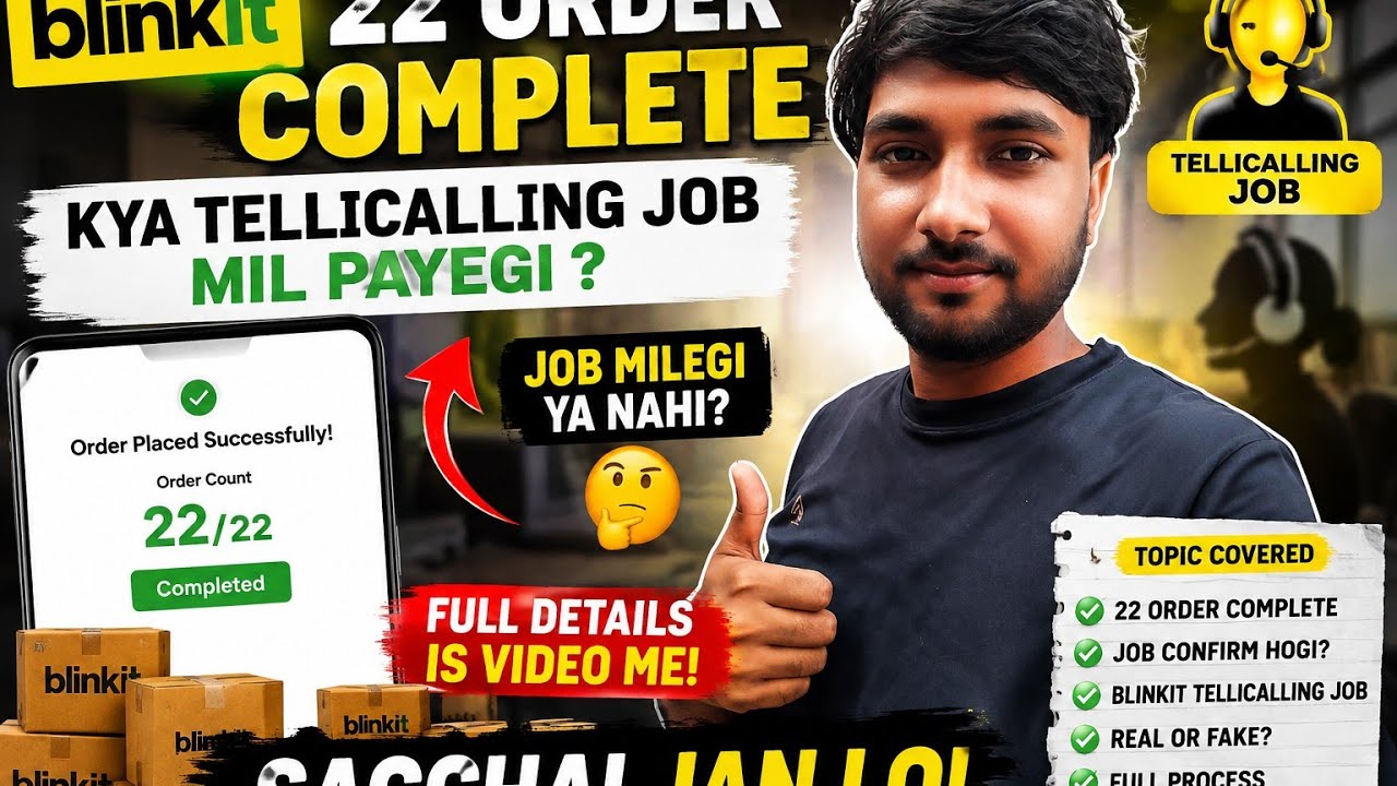 Blinkit Telecalling Job Scam Ya Real? Mera Experience