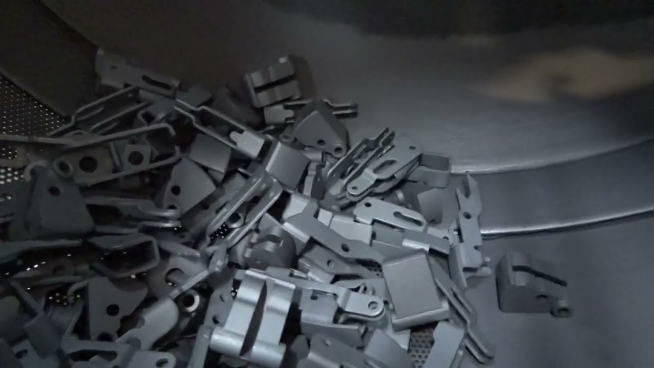 Small Parts Finished in Tumble Barrel