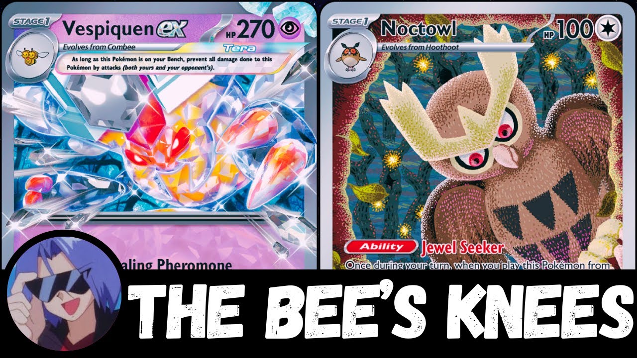 Vespiquen ex + Noctowl Deck || Pokémon TCG Live || Surging Sparks