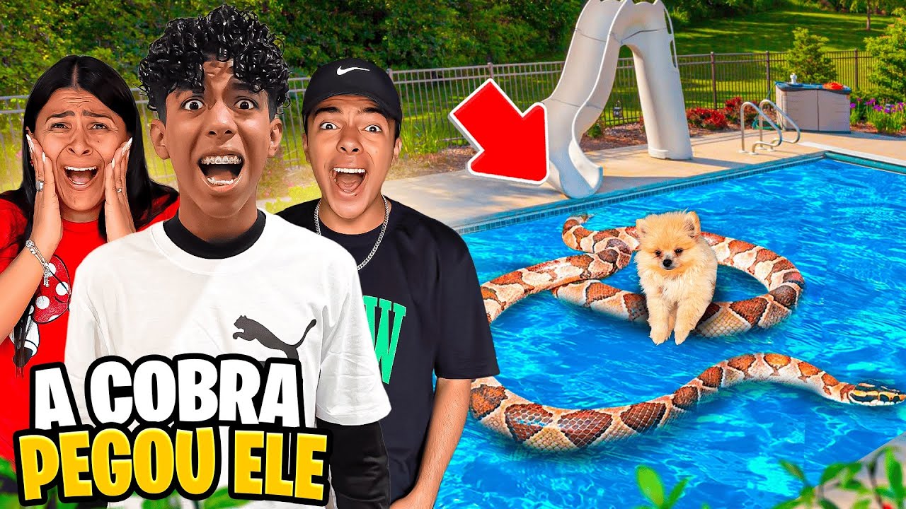 ENCONTRAMOS MEU FILHO COM UMA COBRA VENENOSA!!